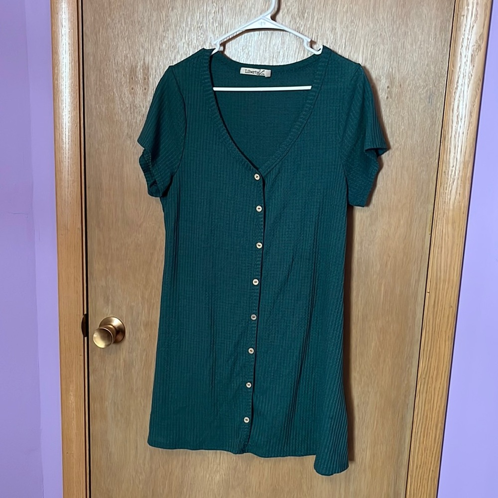 Button-Up Shirt Dress